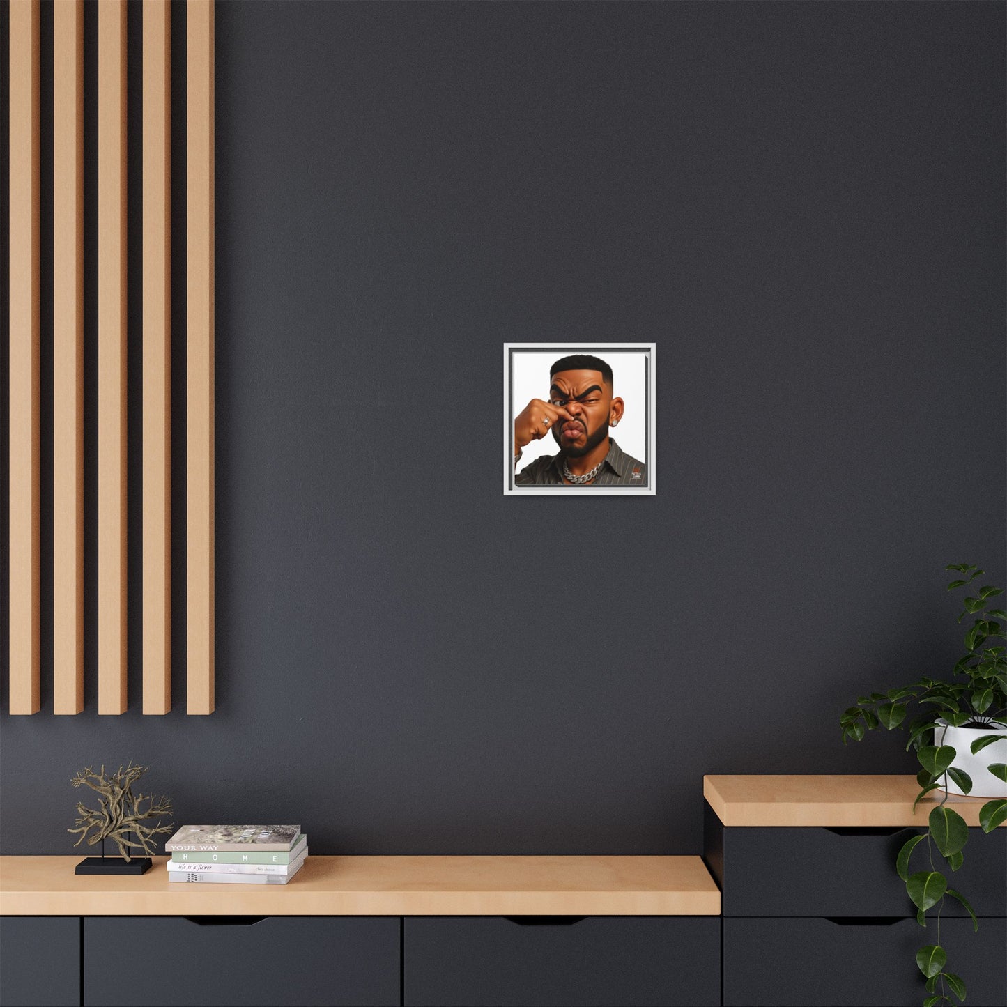 Man Funky Face 2 - Canvas Art