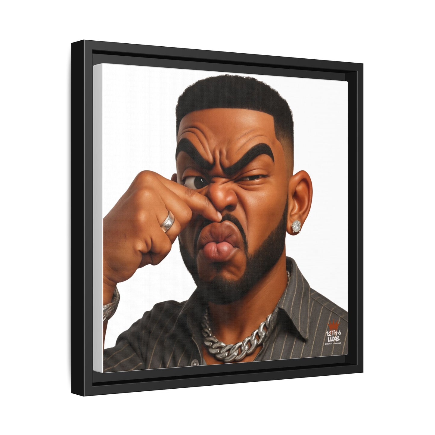 Man Funky Face 2 - Canvas Art