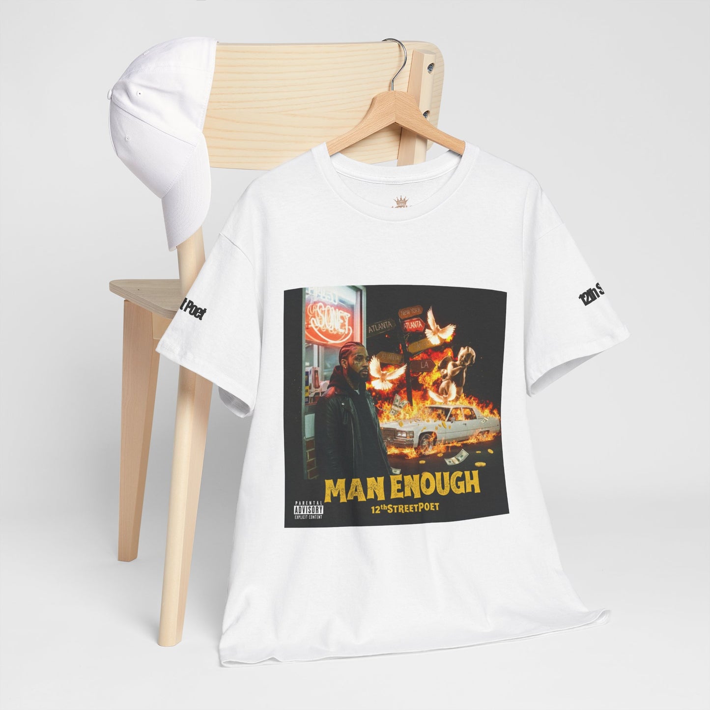 Man Enough: 12th Street Poet Graphic Tee