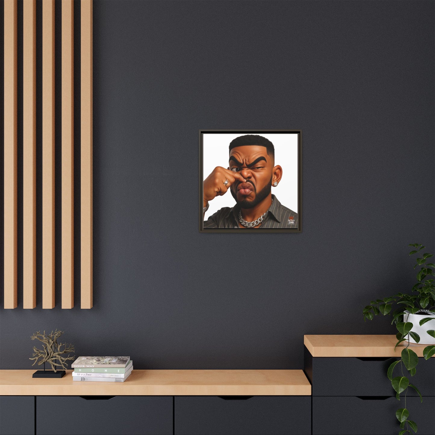 Man Funky Face 2 - Canvas Art