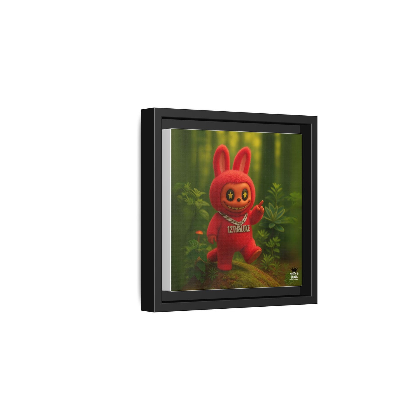 Plush Monster Red - Canvas Art
