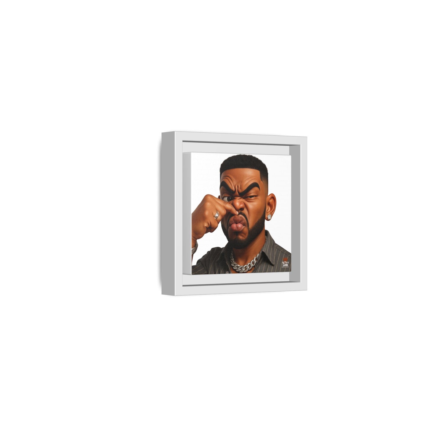 Man Funky Face 2 - Canvas Art