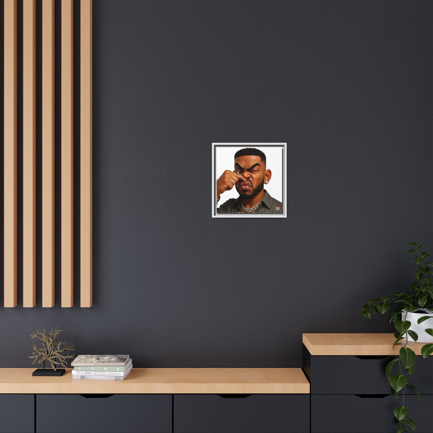 Man Funky Face 2 - Canvas Art