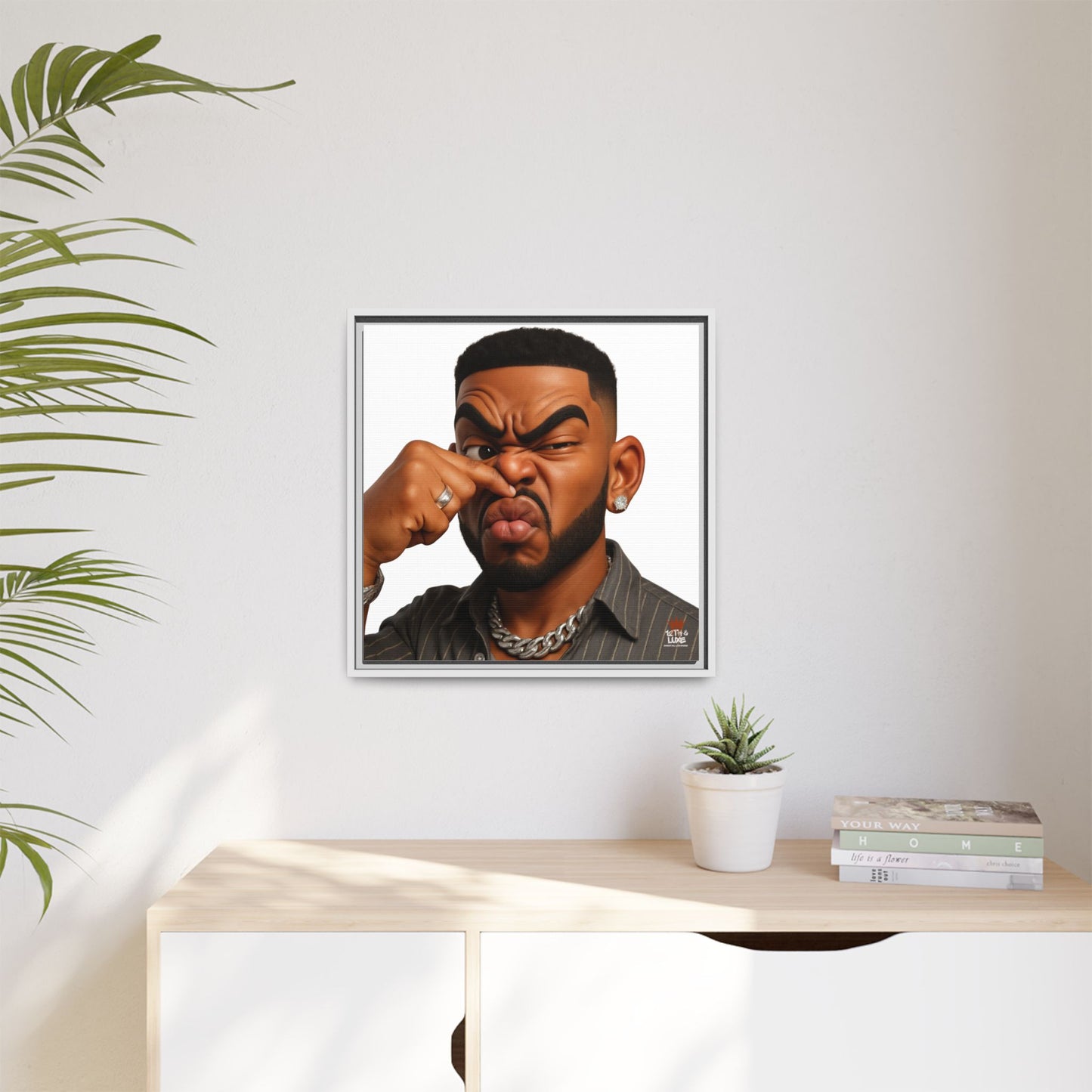 Man Funky Face 2 - Canvas Art