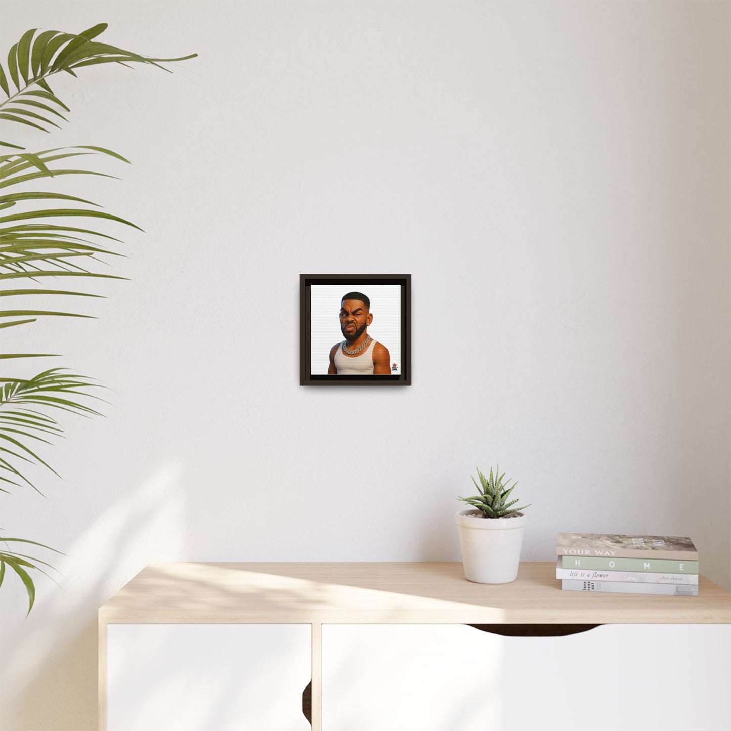 Man Funky Face - Canvas Art