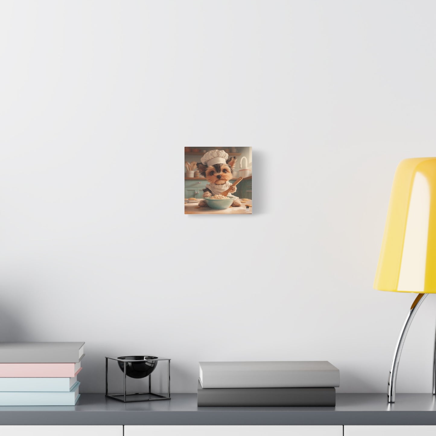 Yorkshire Puppy Chef Canvas Art