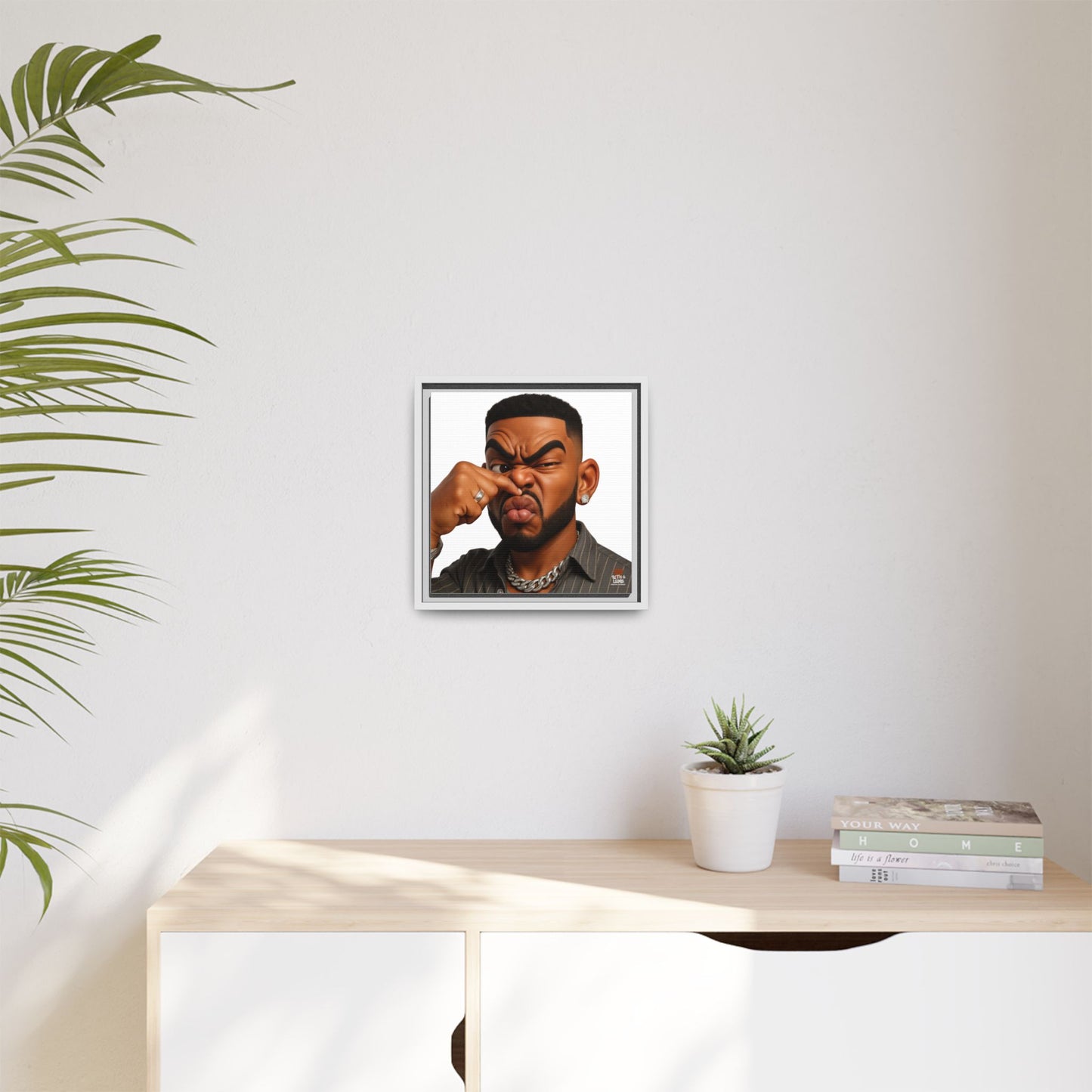 Man Funky Face 2 - Canvas Art