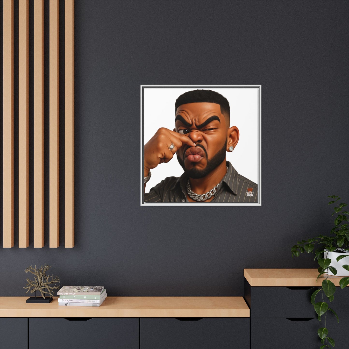 Man Funky Face 2 - Canvas Art