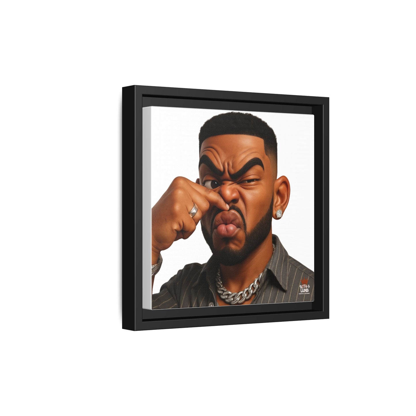 Man Funky Face 2 - Canvas Art