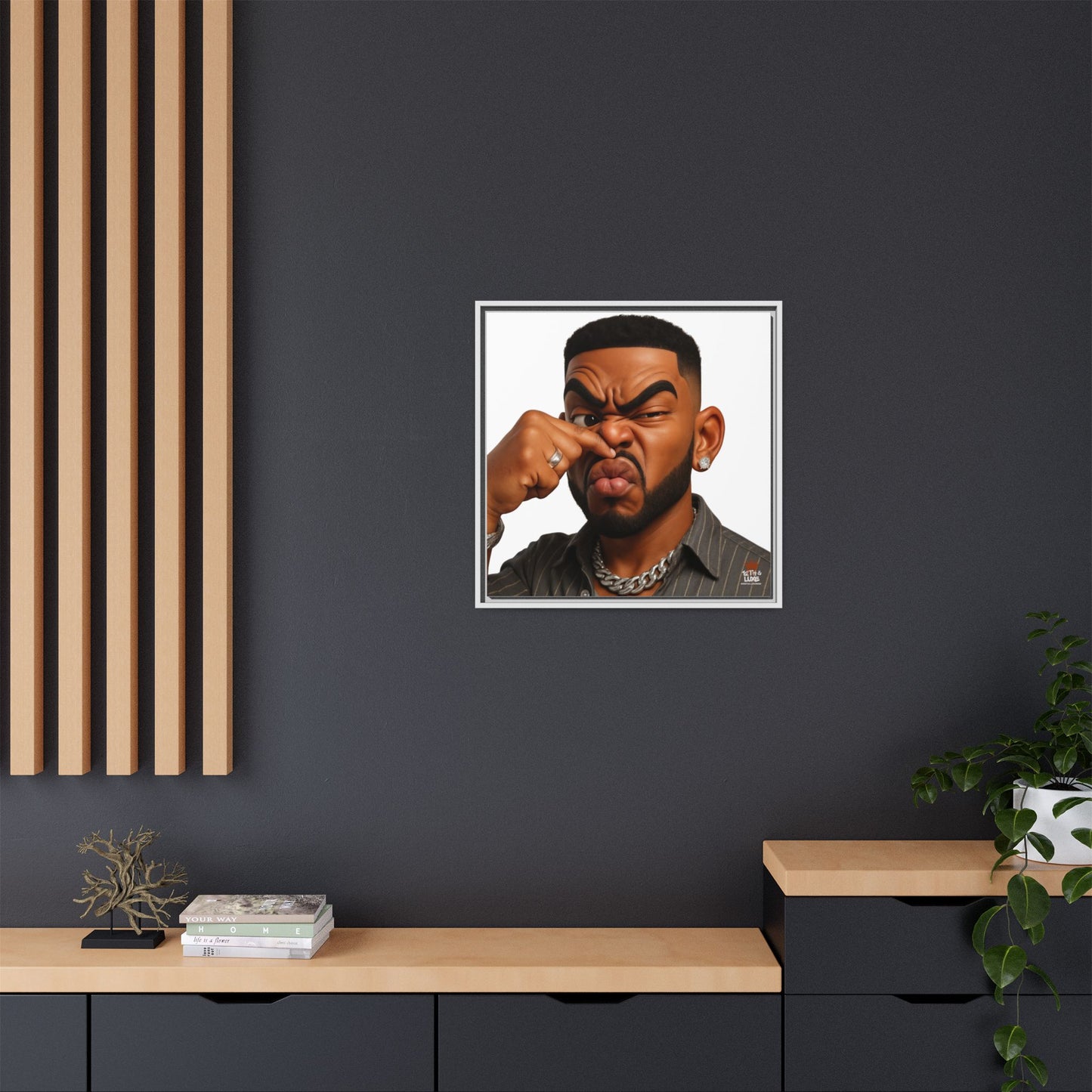 Man Funky Face 2 - Canvas Art