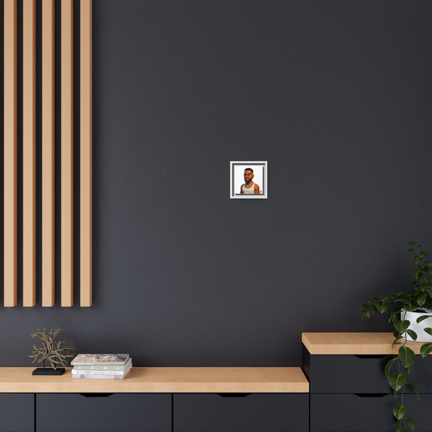 Man Funky Face - Canvas Art