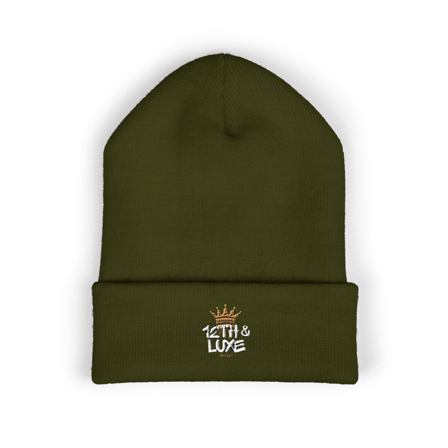 Embroidered Cuffed Beanie