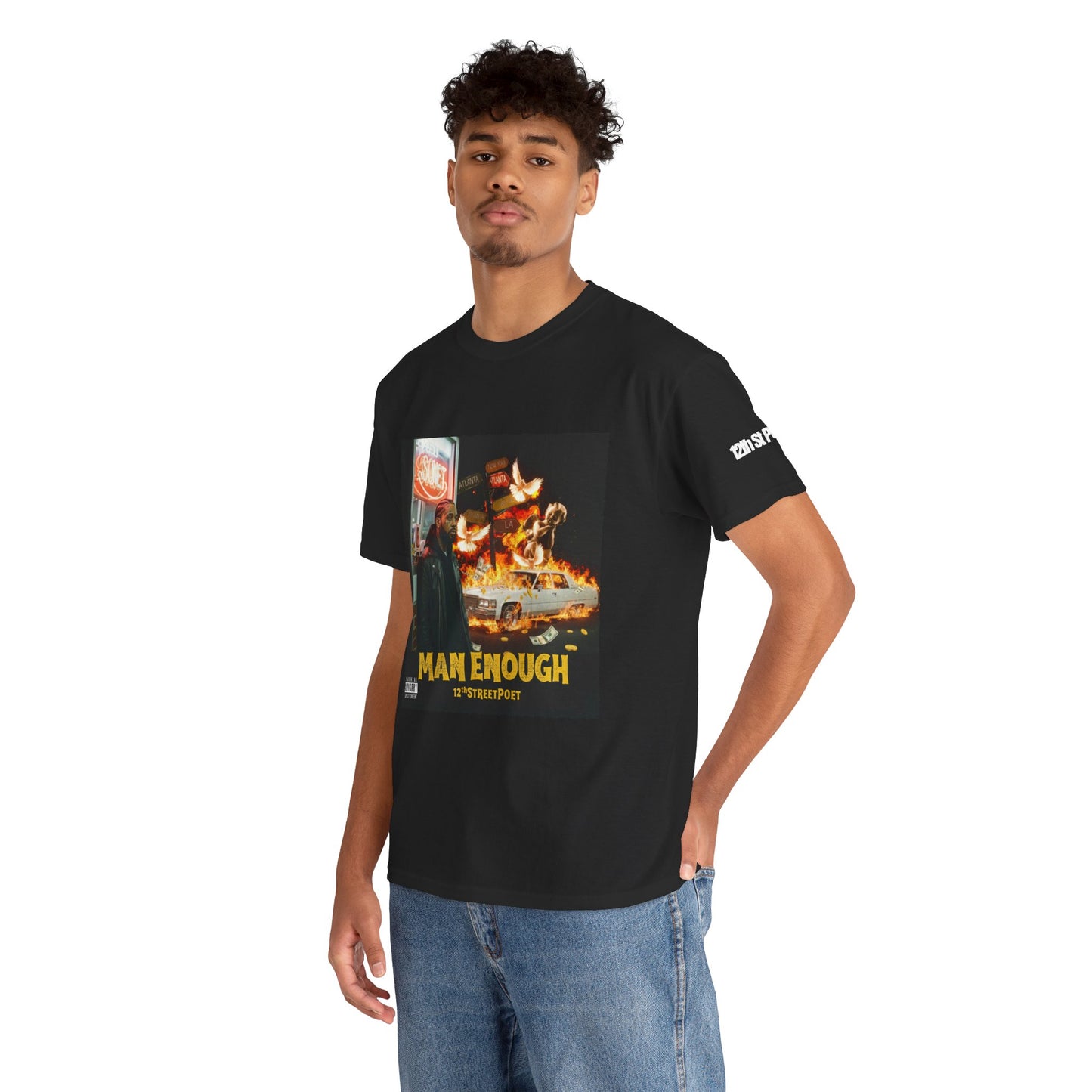 Man Enough: 12th Street Poet Graphic Tee
