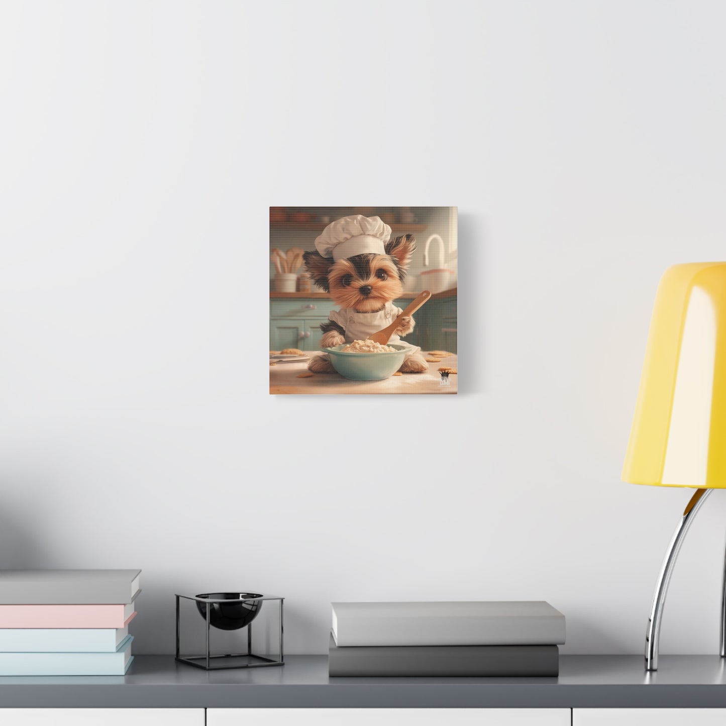 Yorkshire Puppy Chef Canvas Art