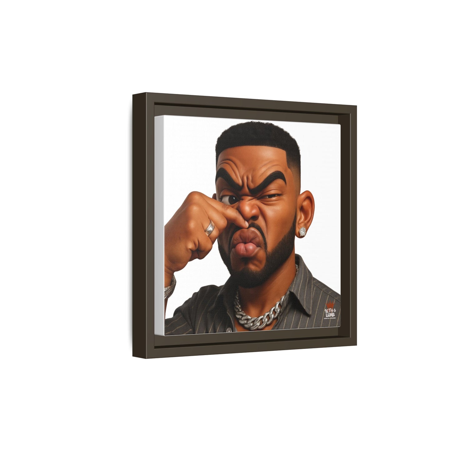 Man Funky Face 2 - Canvas Art
