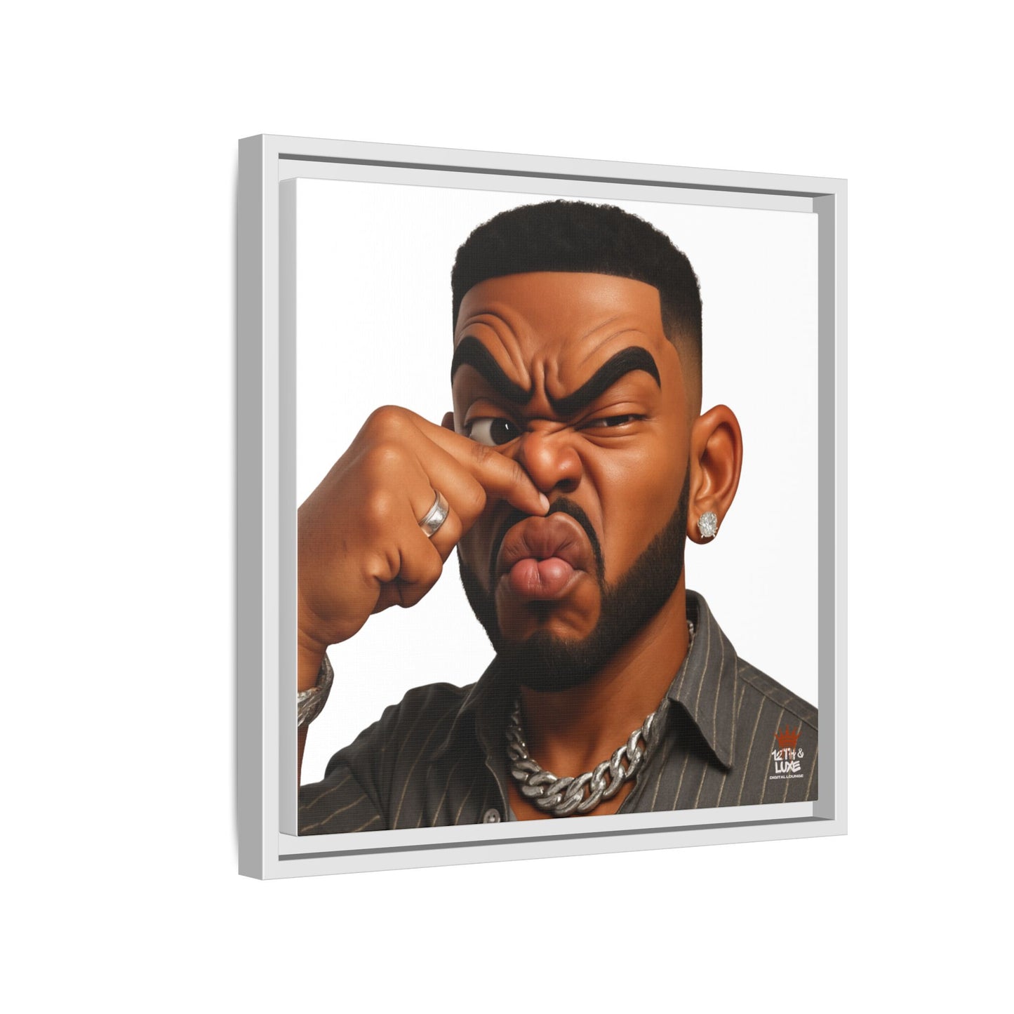 Man Funky Face 2 - Canvas Art