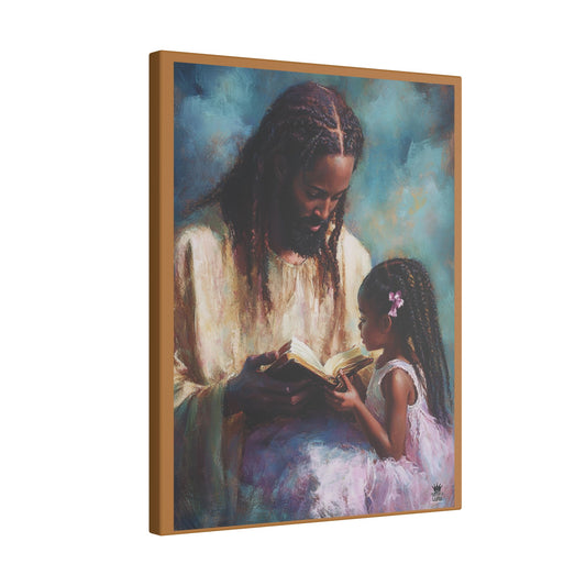 Jesus Reading, Matte Canvas, Stretched, 0.75" (Vertical)