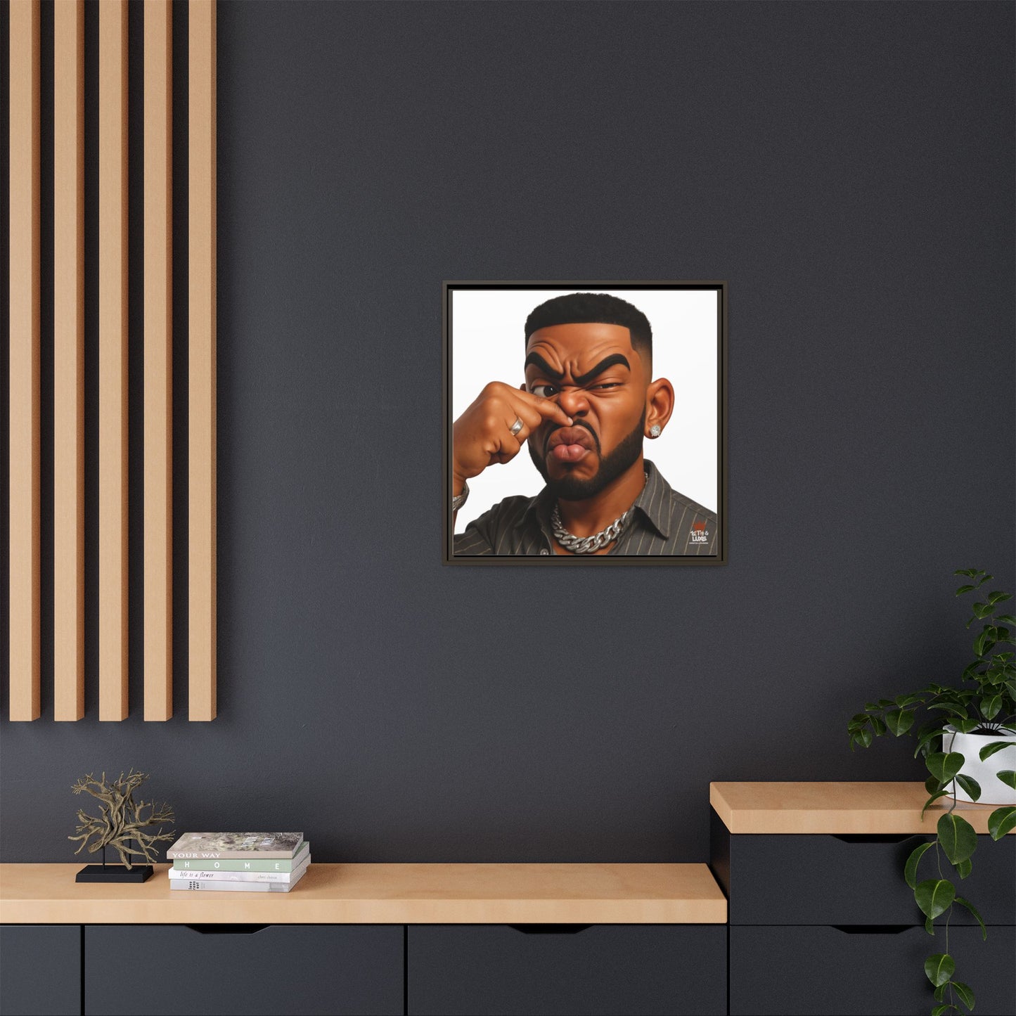 Man Funky Face 2 - Canvas Art