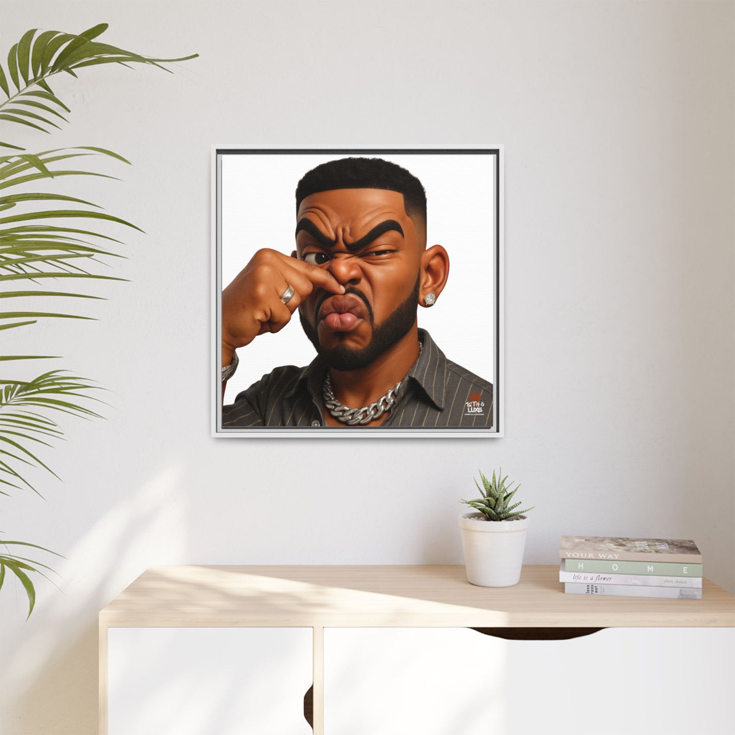 Man Funky Face 2 - Canvas Art