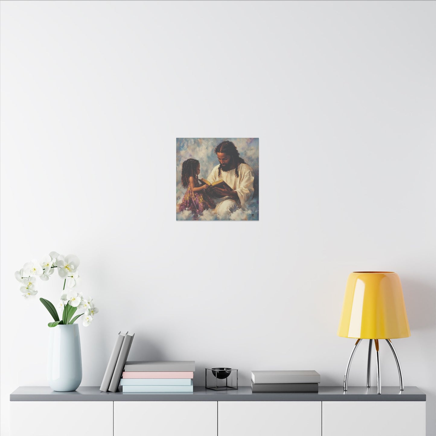 Jesus Reading, Matte Canvas, Stretched, 0.75"