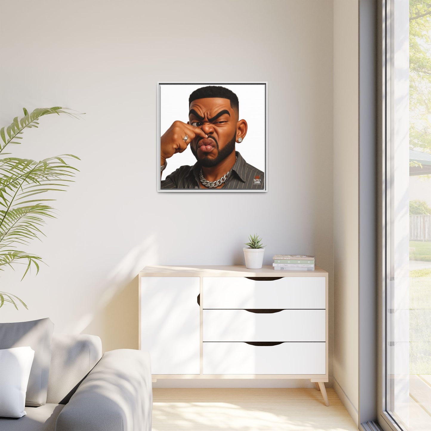 Man Funky Face 2 - Canvas Art