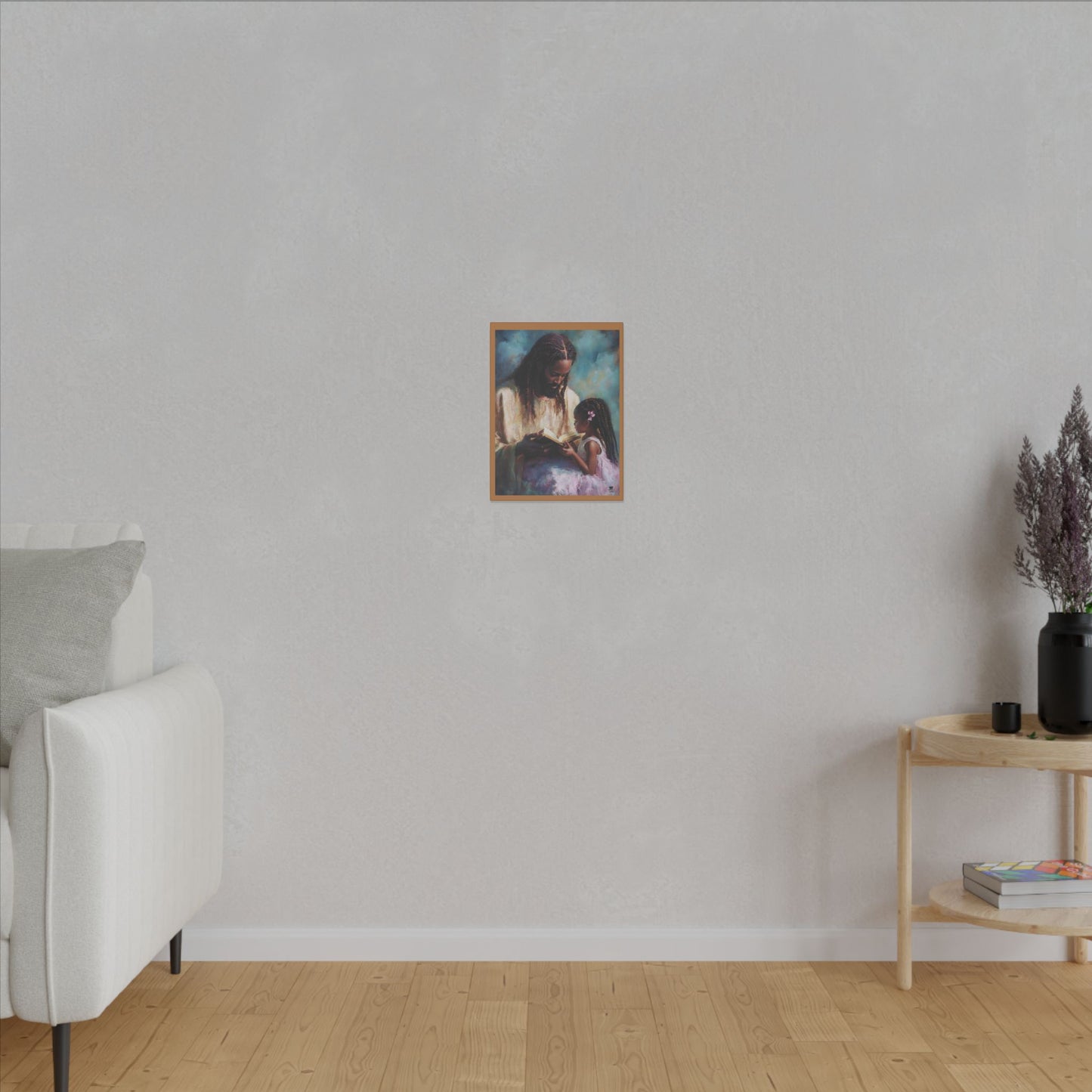 Jesus Reading, Matte Canvas, Stretched, 0.75" (Vertical)