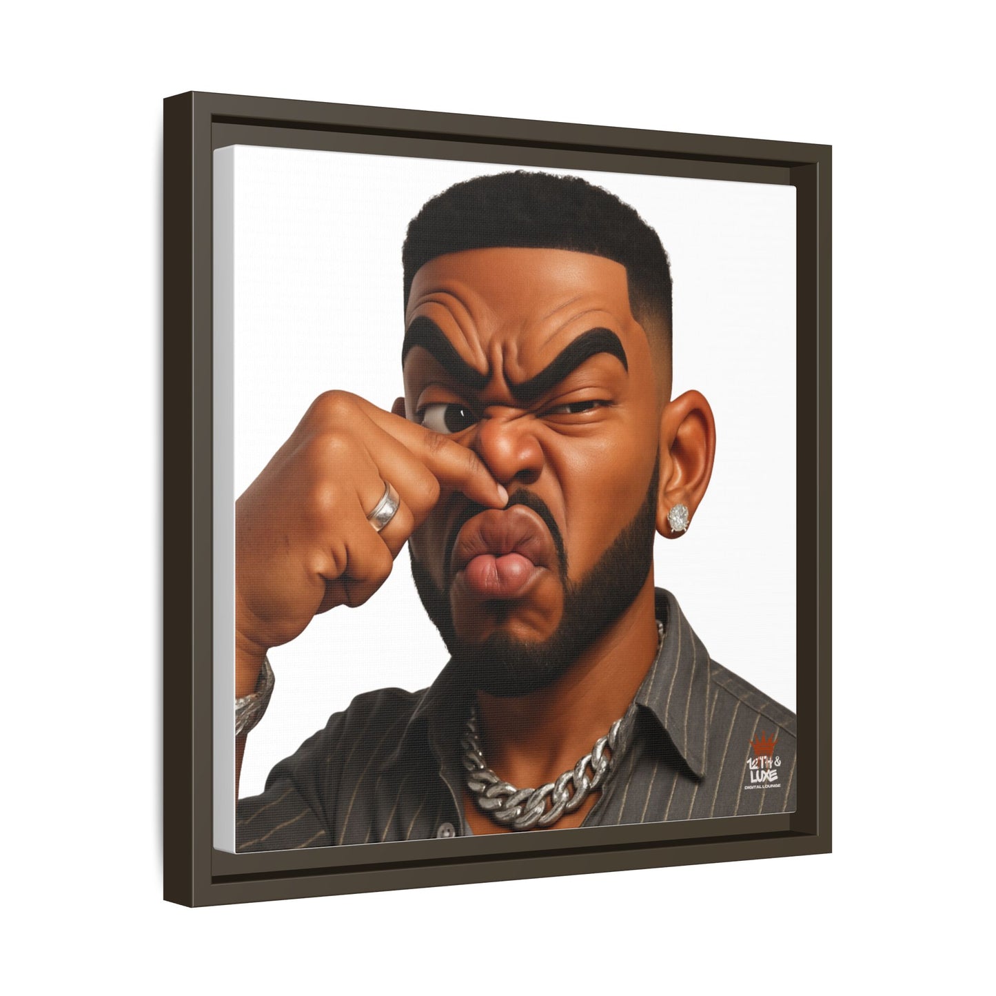 Man Funky Face 2 - Canvas Art