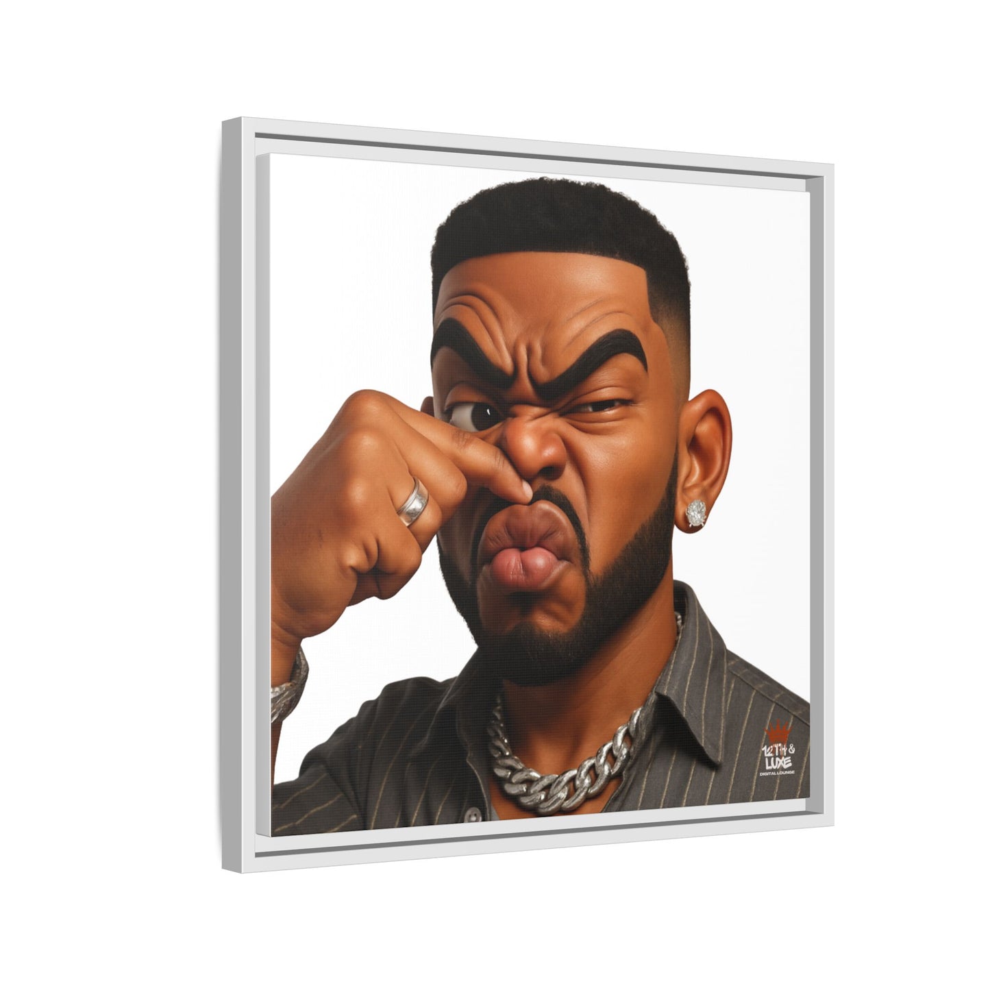 Man Funky Face 2 - Canvas Art