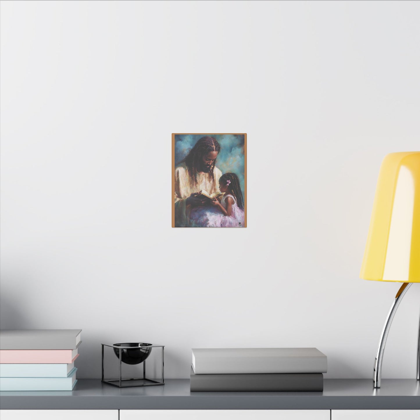 Jesus Reading, Matte Canvas, Stretched, 0.75" (Vertical)