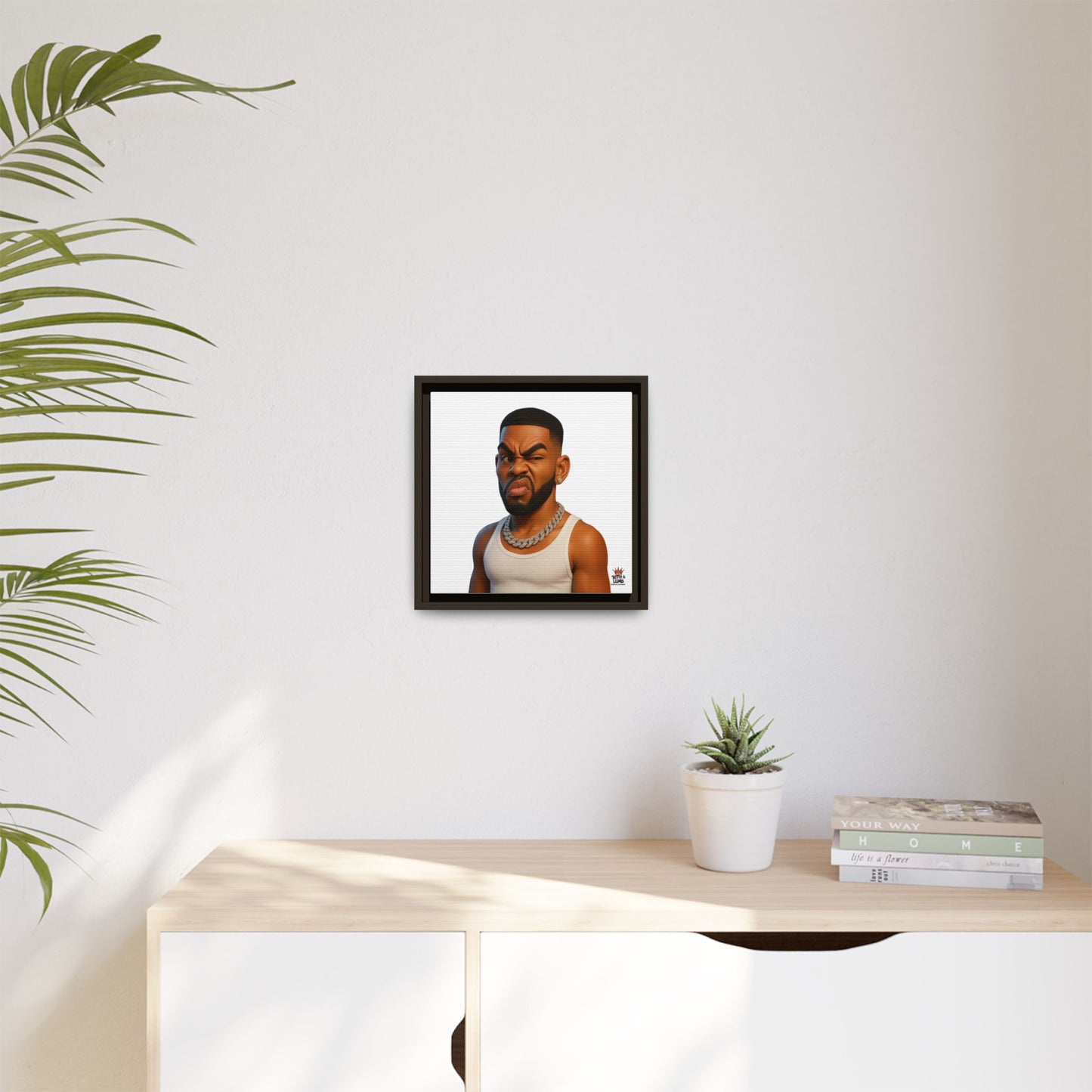 Man Funky Face - Canvas Art
