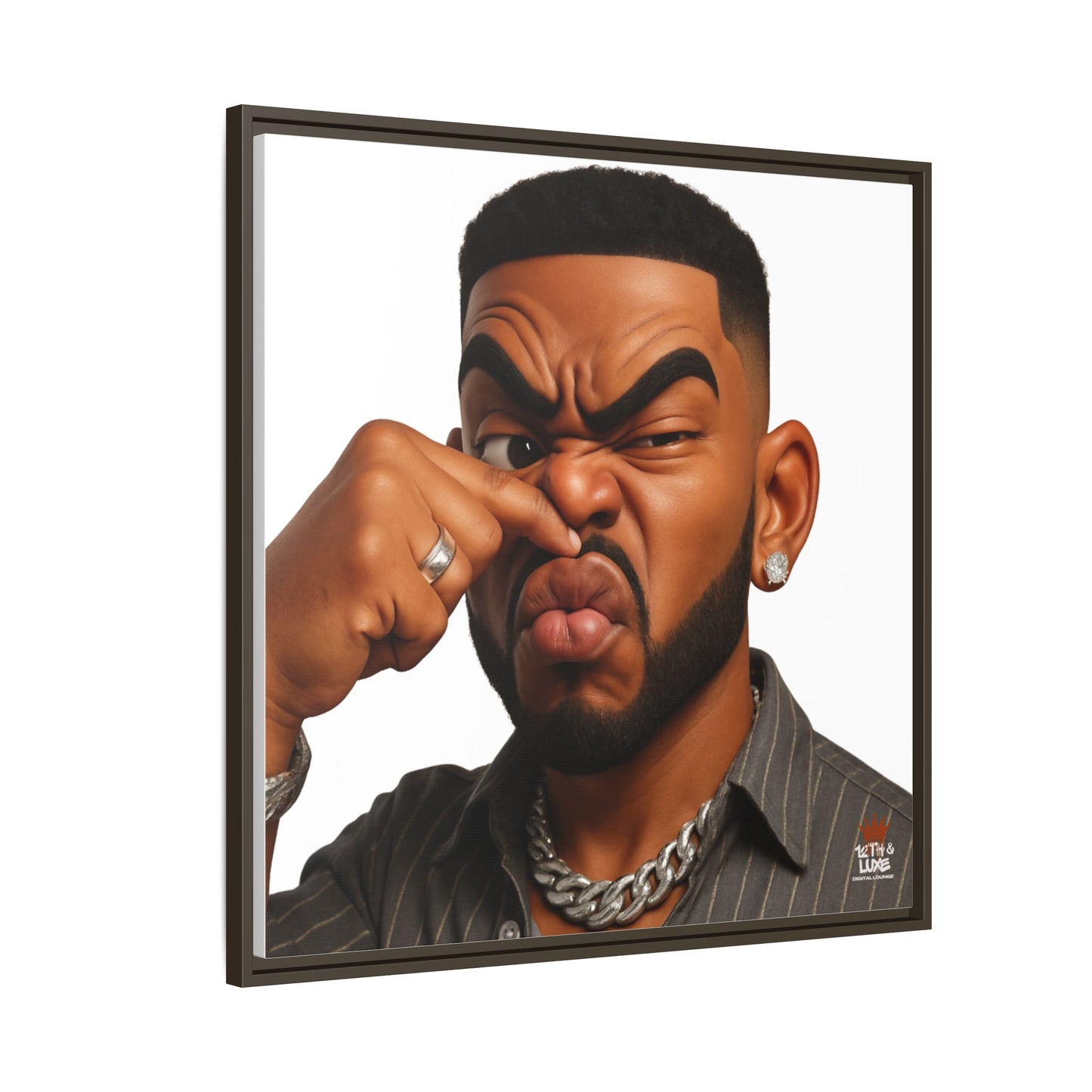 Man Funky Face 2 - Canvas Art