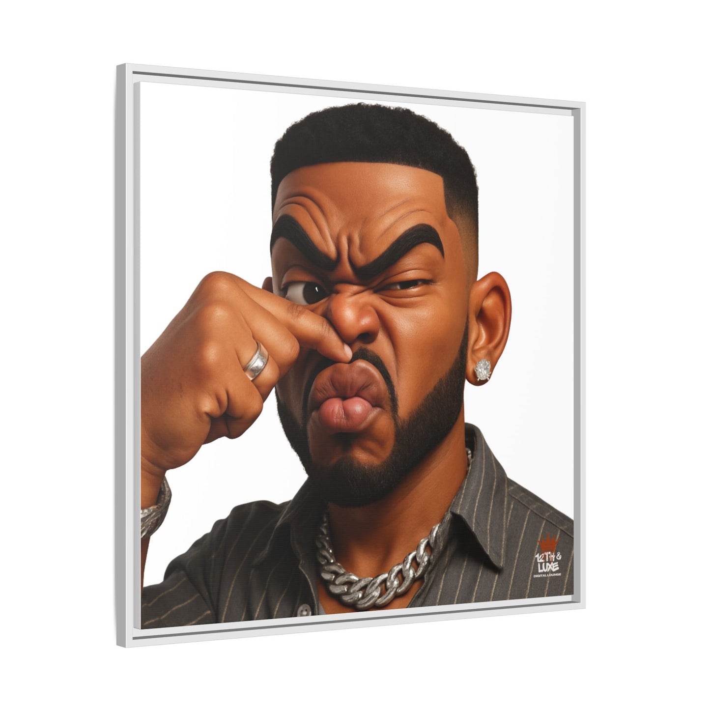 Man Funky Face 2 - Canvas Art