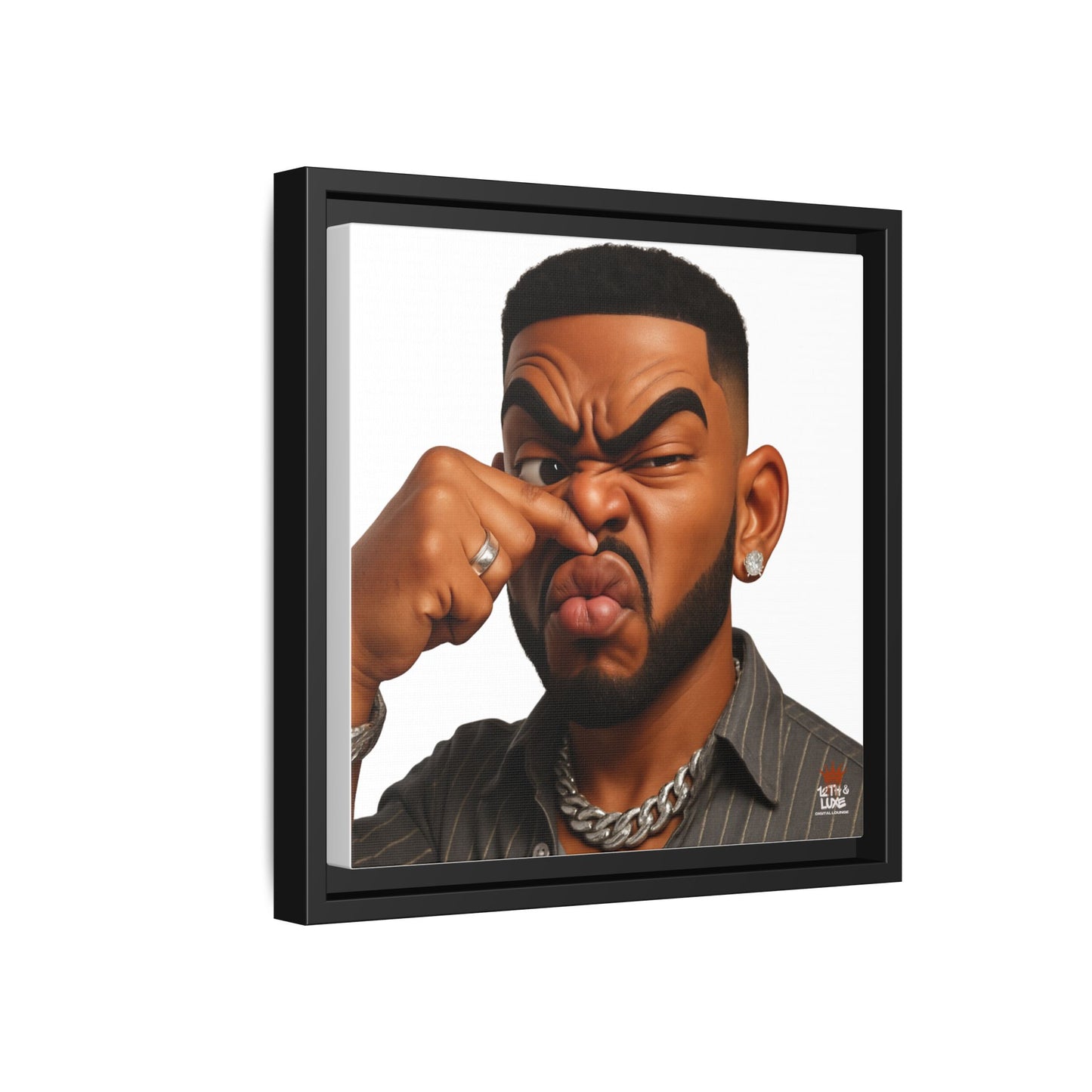 Man Funky Face 2 - Canvas Art