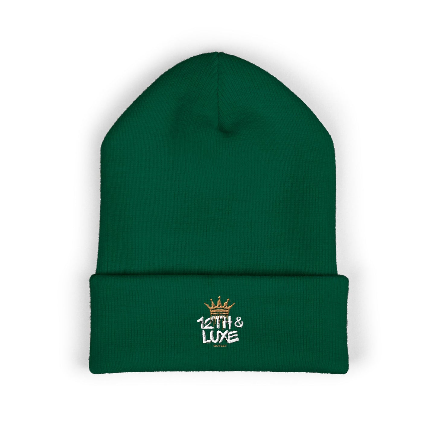 Embroidered Cuffed Beanie