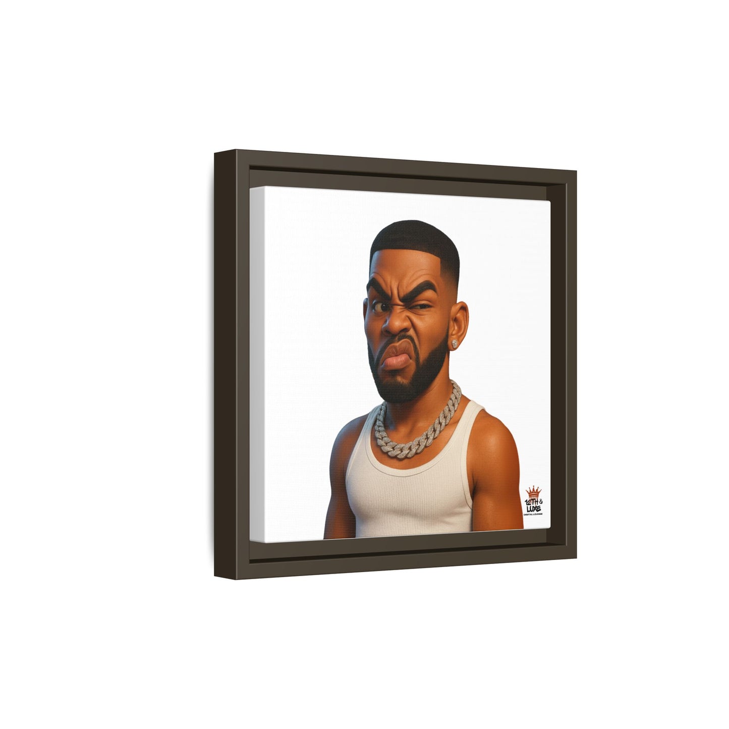 Man Funky Face - Canvas Art