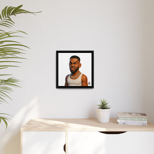 Man Funky Face - Canvas Art