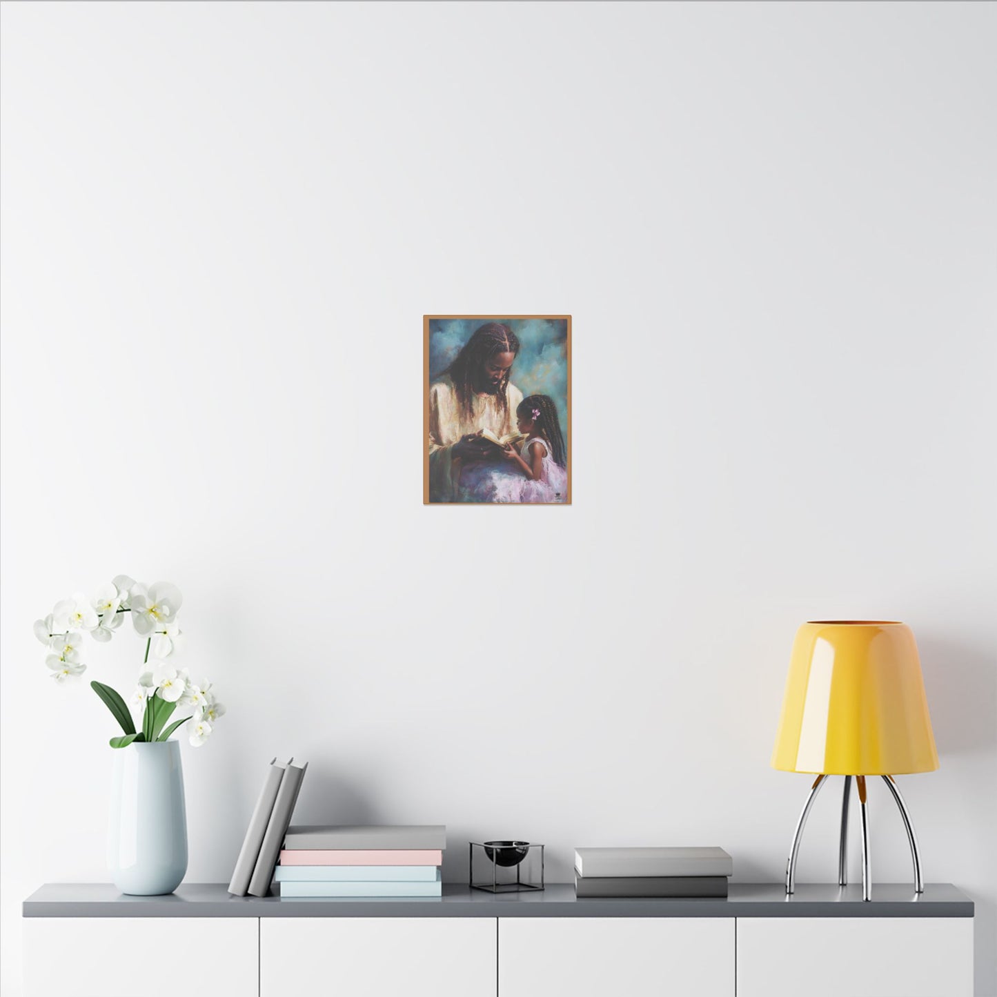 Jesus Reading, Matte Canvas, Stretched, 0.75" (Vertical)