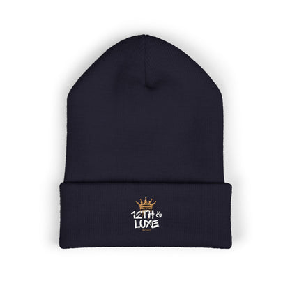 Embroidered Cuffed Beanie
