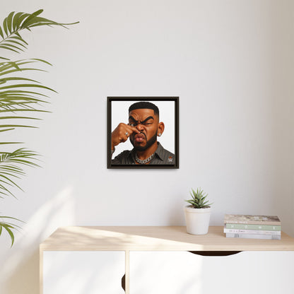 Man Funky Face 2 - Canvas Art