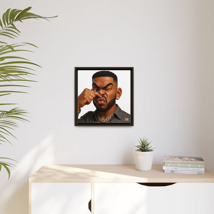 Man Funky Face 2 - Canvas Art