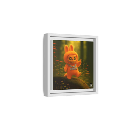 Plush Monster Orange - Canvas Art