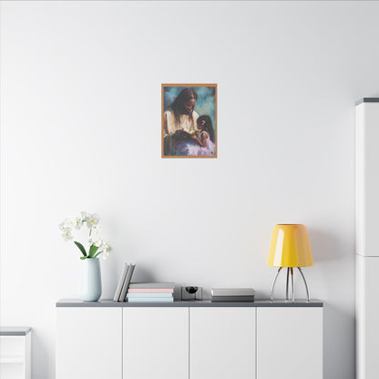 Jesus Reading, Matte Canvas, Stretched, 0.75" (Vertical)