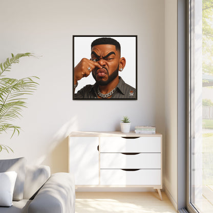 Man Funky Face 2 - Canvas Art