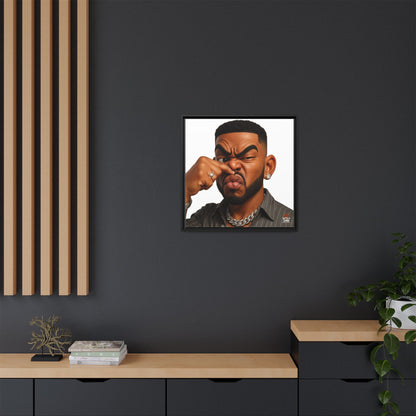 Man Funky Face 2 - Canvas Art