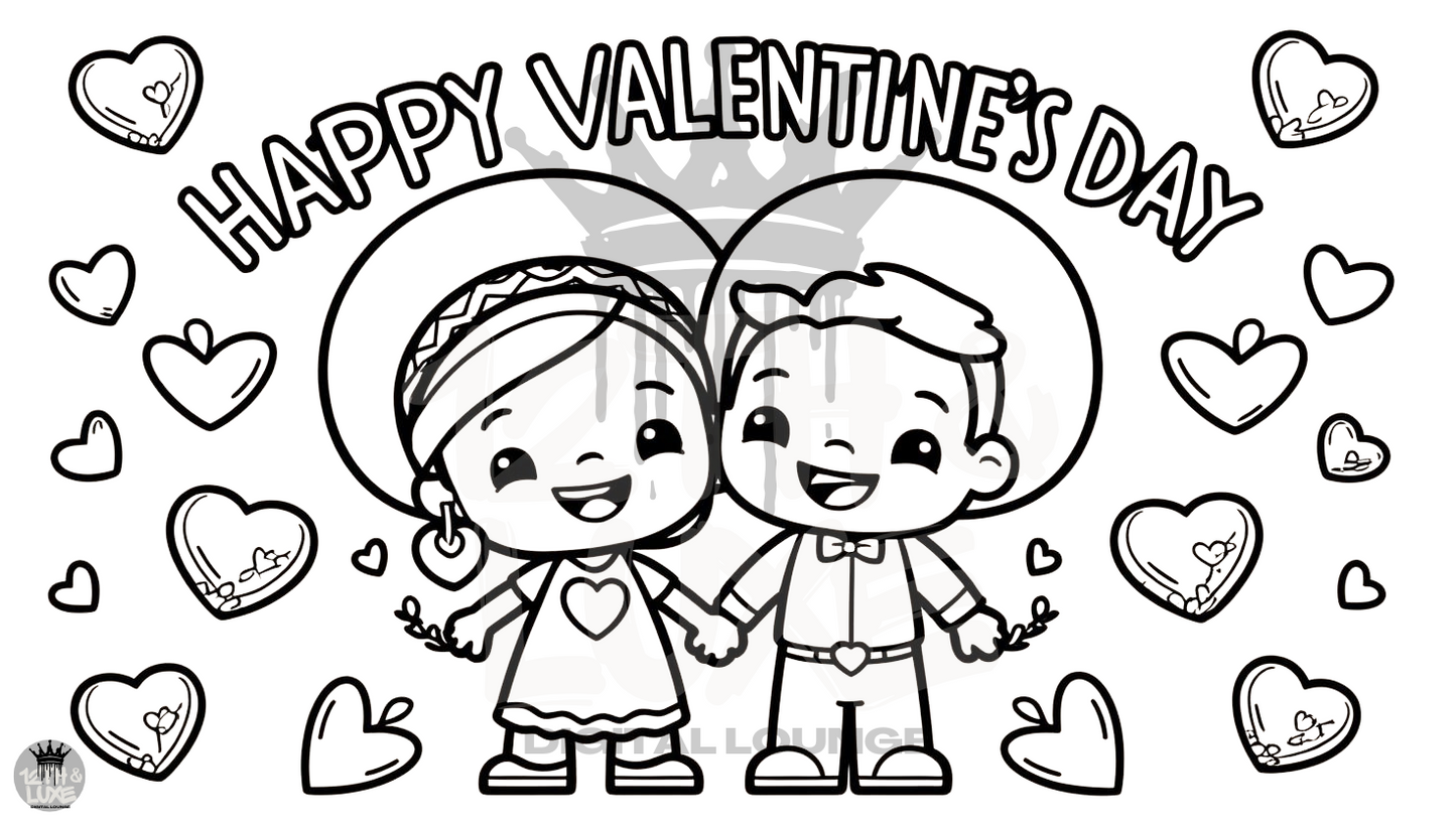 Valentine's Coloring Pages