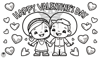 Valentine's Coloring Pages