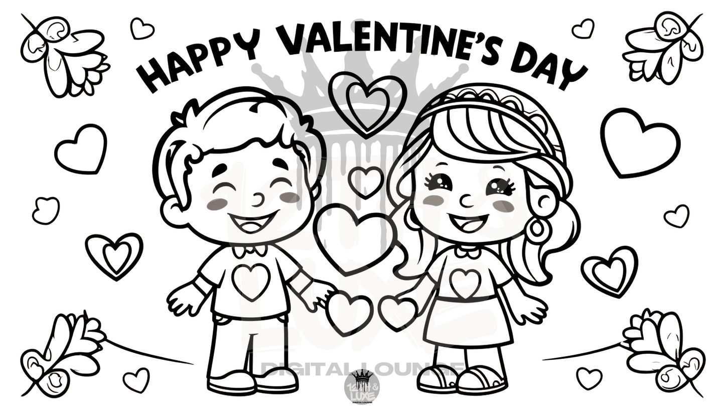 Valentine's Coloring Pages