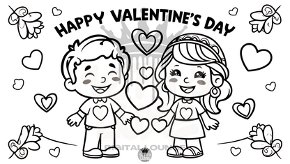 Valentine's Coloring Pages