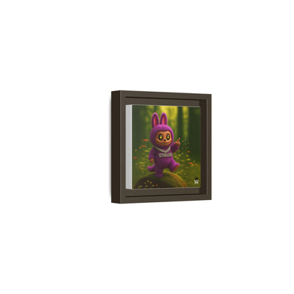 Plush Monster Purple - Canvas Art