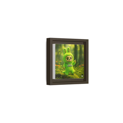 Plush Monster Green - Canvas Art
